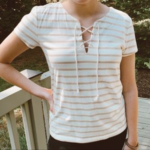 LL Bean Striped Top
